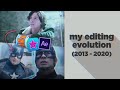 my editing evolution (2013-2020) | sazzics