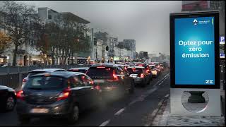 JCDecaux  -  Renault Zoe  - Programmatic campaign