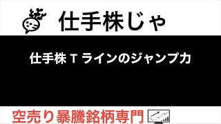 仕手株Tラインのジャンプ力【仕手株じゃ】空売り専門暴騰暴落株取引ニュース番組