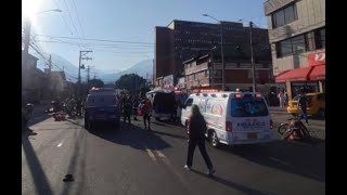 Denuncian demoras de ambulancia tras accidente en ciclovía de Bogotá protagonizado por un borracho