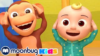Head Shoulders Knees & Toes | @Cocomelon - Nursery Rhymes | Learn ABC 123 | Fun Cartoons and Songs