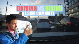 Cyclist tries commuting by car, gets annoyed by traffic (BIKE VS. CAR)