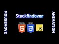 Mouse move Animation Using HTML, CSS & javaScript