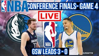 GAME 4 WCF LIVE: DALLAS MAVERICKS vs GOLDEN STATE WARRIORS | NBA CONFERENCE FINALS | PLAY BY PLAY