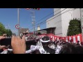 2015堺市だんじり祭り　鳳・八田荘交流会、宵宮　毛穴町①やりまわし（平成27年10月2日）