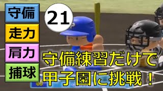 [パワプロ2016・栄冠ナイン実況] 守備練習だけで甲子園出場を目指す#21　甲子園初勝利を目指して！