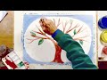 gratitude tree thanksgiving watercolor taught by ann maglinte.