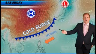 Seasons first cold surge sets up,  Tropical Westpac Update 15 October 2021