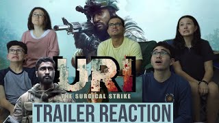 URI - The Surgical Strike Trailer REACTION | Vicky Kaushal | Yami Gautam | an Indian Army true story