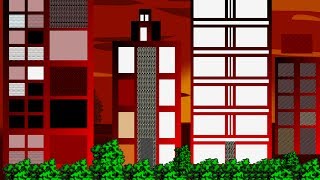 Visual Basic.Net - GraphicTutorial - How to Draw Building and Sunset Background