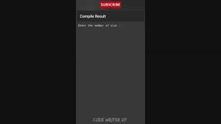 Best C++ pattern program tutorial video || 💯🧠||#programming #youtubeshorts #codewriter07