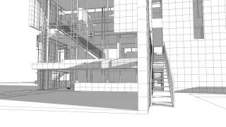 Rachofsky House SketchUp walk-through