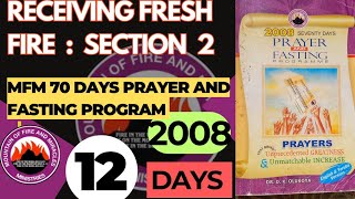 Day 12 Of MFM 70 Days Prayers And Fasting Program 2008 #prayer #pmch #70days #mfmministries