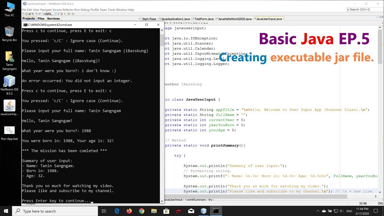 Java EP.5: How To Create An Executable JAR File In NetBeans IDE - YouTube