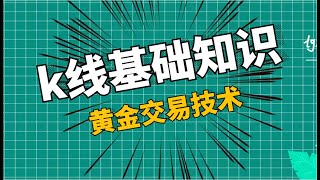 k线基础知识，小白投资入门必学的分析技术，黄金交易买点分析