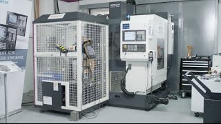 OPTIMUM - F-150 with robot cell CNC milling machine