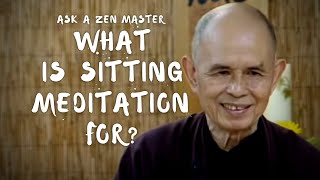 What is sitting meditation for? | Thich Nhat Hanh (Vietnamese with English subtitles)