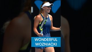 Caroline Wozniacki wins UNREAL rally! 👏