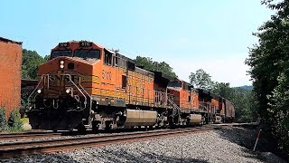 BNSF On Empty Grain Train, Smithton, PA