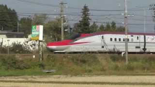 ７０１系とＥ６系との交差　和田駅～大張野駅間　2015 10 17