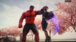 red Hulk vs captain America#captain America and red Hulk fight scene captain America Brave New World