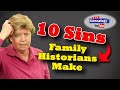 10 Sins Family Historians Make - LIVE