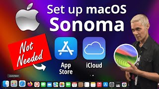 Set up macOS Sonoma \u0026 Install Apps without using the App Store or iCloud [Step by Step]