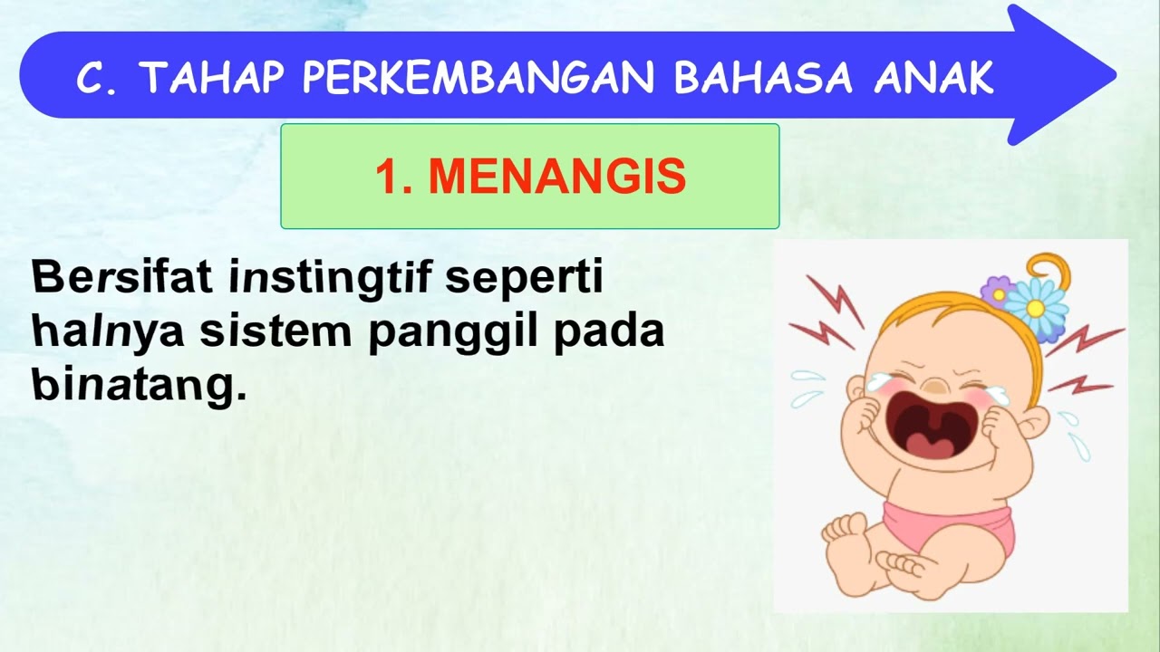 Pemerolehan Bahasa Pertama - YouTube