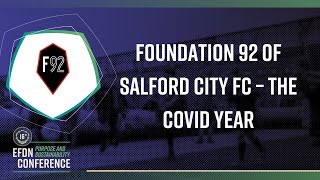 Foundation 92 of Salford City FC – The COVID Year