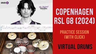 Copenhagen (Practice session) - Rockschool Grade 8 Drums (2024)