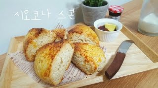 노버터! 생크림 스콘 / 시오코나 스콘 만들기 : Scones