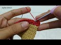 🥰cute🥰 beautiful crochet wallet ~ tutorial dompet rajut lipat cantik motif spike