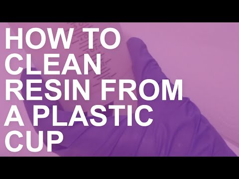 How to Clean Resin From a Plastic Cup How to Clean Resin From a Plastic Cup