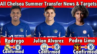 See ALL CHELSEA Confirmed Latest TRANSFER News & Rumors |Transfer Targets 2024 With PEDRO LIMA
