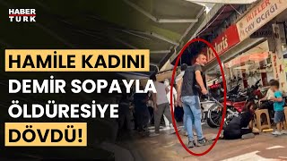 Manisa'da sokakta kadına şiddet: Dakikalarca müdahale eden olmadı!