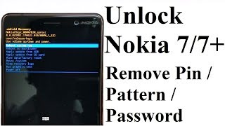 FORGOT PASSWORD - How to Unlock and Hard Reset Nokia 7 Plus