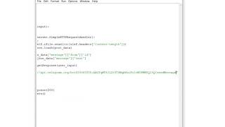 Telegram Bot - Part 6 - App 1 - Echo Server In Python