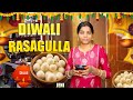 தீவாளிக்கு ஒரு புது வித பலகாரம்  | ரசகுல்லா இவளோ Easy - ஆ? | மருதாணி | DIWALI SPECIAL | Jeni