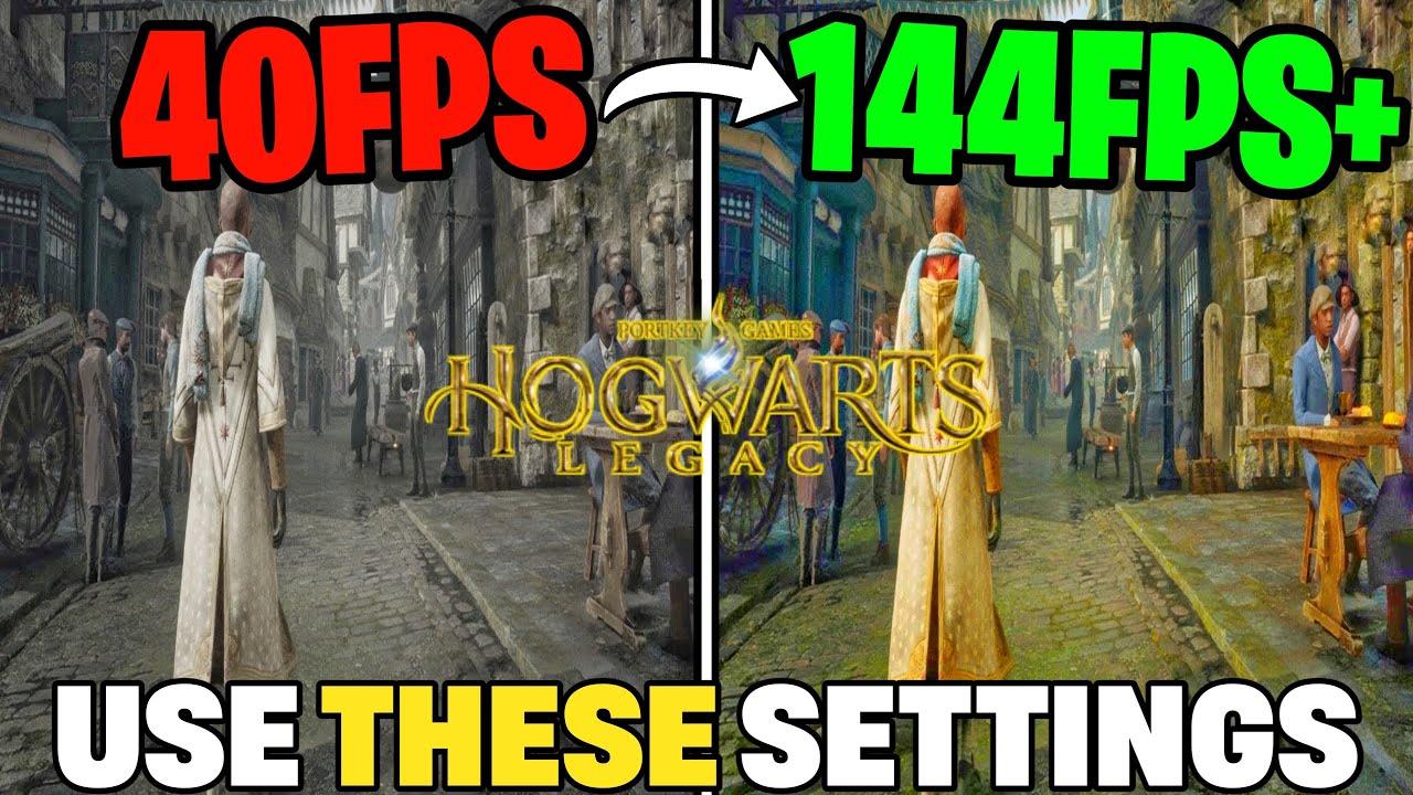 🔧HOGWARTS LEGACY: How To Boost FPS, Fix Lag & FPS Drops - Increase ...