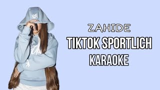 Zahide - TikTok Sportlich (Fa-fahr'n im Lamborghini) | Karaoke Version (Instrumental) 🇩🇪