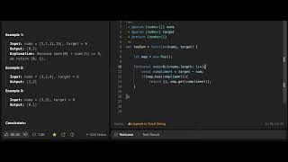 Leetcode 1 two sum in Javascript solution with runtime and memory complexity