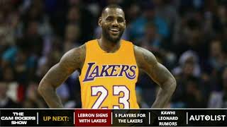 NBA News: LeBron James To Lakers, Kawhi Trade Rumors & Space Jam 2 Starting 5