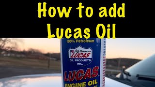 How To Add Lucas To An Engine