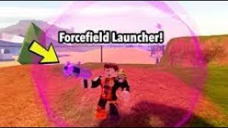 Getting the Forcefield Launcher in Jailbreak