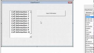 ListBox and InputBox