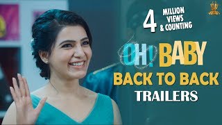 Oh Baby Back To Back Trailers | Samantha Akkineni,  Mickey J Meyer, Nandini Reddy