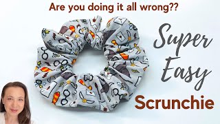 Easiest Way to Make a Hair Scrunchie - DIY