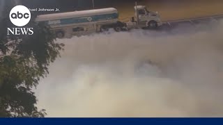Witnesses speak out as dozens hospitalized in ammonia truck leak