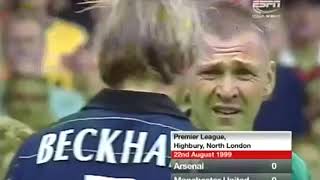 Arsenal - Manchester United / Premier League 1999-2000 (Beckham, Giggs, Bergkamp, Henry, Vieira)