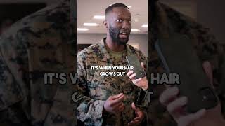 Can you join the military with a beard? 🤔#military #marine #army #navy #airforce #interview #shorts